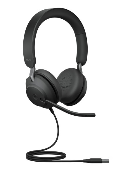 Jabra Evolve2 40 SE Auriculares Alámbrico Diadema Llamadas Música USB Type-C   USB Type-A Negro