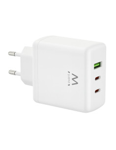 Ewent EW1333 cargador de dispositivo móvil Universal Blanco Corriente alterna Carga rápida Interior