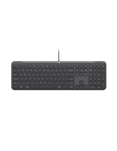 Logitech Signature Slim Wired K620 For Business teclado Universal USB QWERTZ Alemán Grafito
