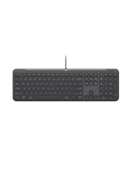 Logitech Signature Slim Wired K620 For Business teclado Universal USB QWERTZ Alemán Grafito