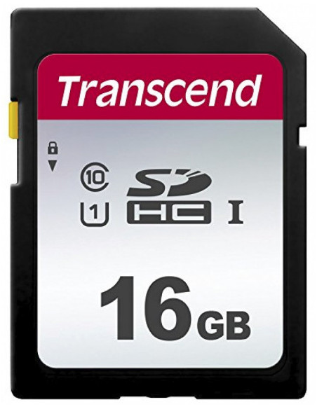 Transcend 16GB, UHS-I, SD SDHC NAND Clase 10