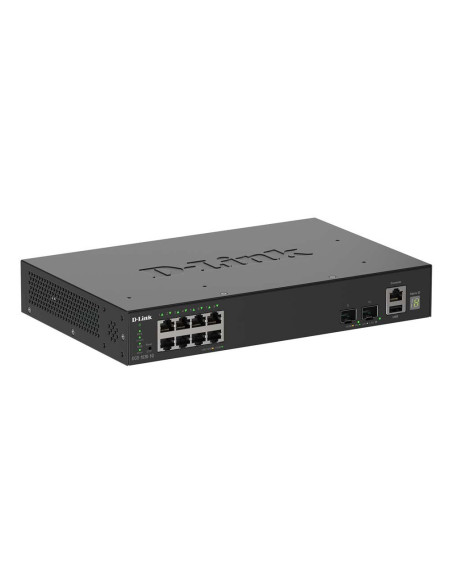 D-Link DGS-1530-10 Gestionado L2 Gigabit Ethernet (10 100 1000) Negro