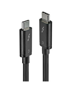 Lindy 41555 cable Thunderbolt 0,5 m 40 Gbit s Negro