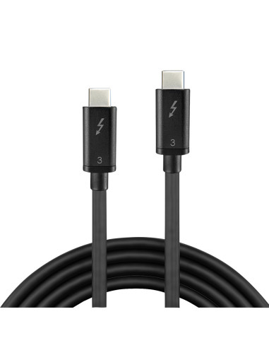 Lindy 41555 cable Thunderbolt 0,5 m 40 Gbit s Negro