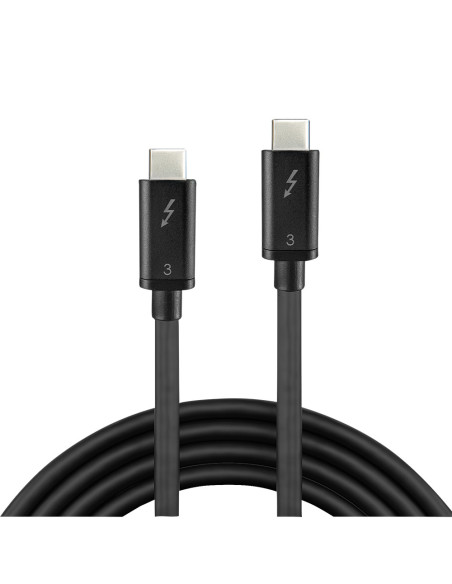 Lindy 41555 cable Thunderbolt 0,5 m 40 Gbit s Negro