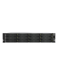 QNAP TS-H1277AXU-RP NAS Bastidor (2U) AMD Ryzen™ 7 32 GB DDR5 0 TB QuTS hero Negro