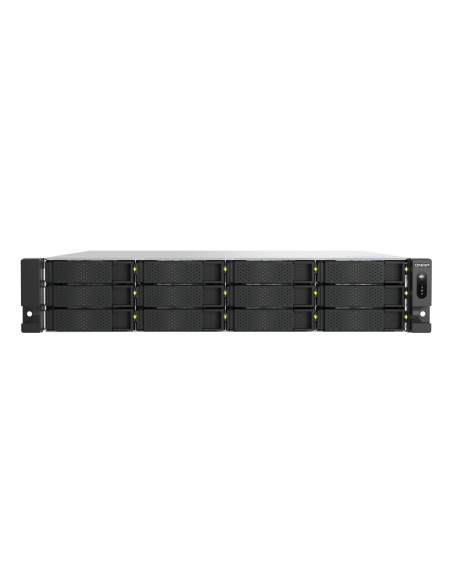 QNAP TS-H1277AXU-RP NAS Bastidor (2U) AMD Ryzen™ 7 32 GB DDR5 0 TB QuTS hero Negro
