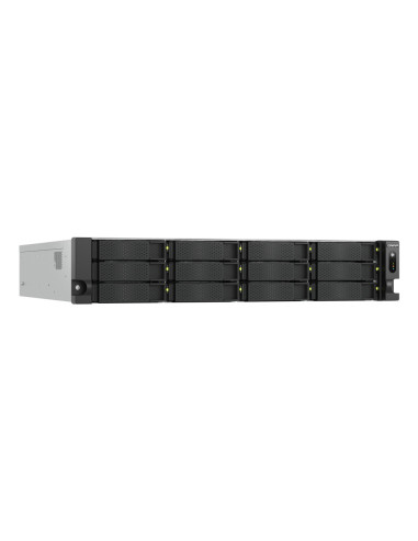 QNAP TS-H1277AXU-RP NAS Bastidor (2U) AMD Ryzen™ 7 32 GB DDR5 0 TB QuTS hero Negro