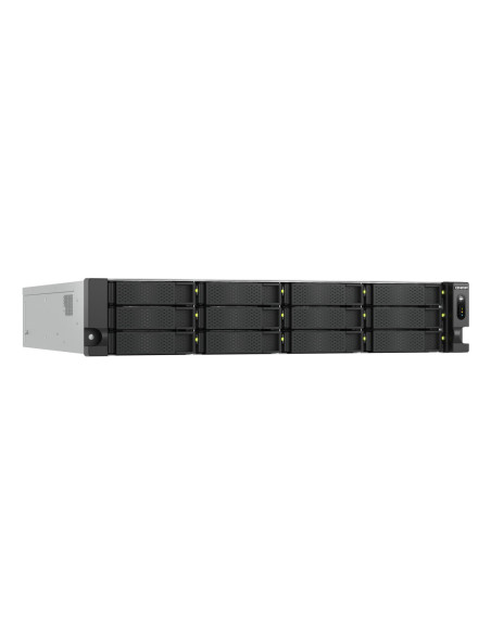 QNAP TS-H1277AXU-RP NAS Bastidor (2U) AMD Ryzen™ 7 32 GB DDR5 0 TB QuTS hero Negro
