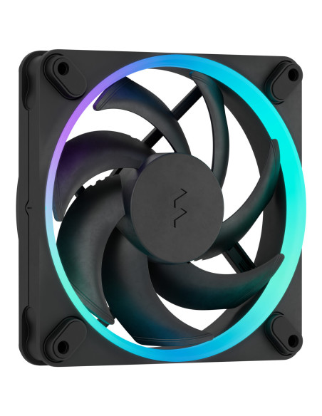 Fractal Design Momentum 12 RGB Carcasa del ordenador Ventilador 12 cm Negro 3 pieza(s)