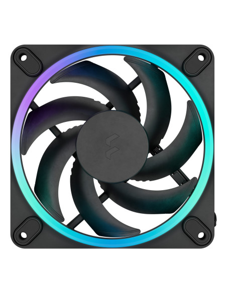 Fractal Design Momentum 12 RGB Carcasa del ordenador Ventilador 12 cm Negro 3 pieza(s)