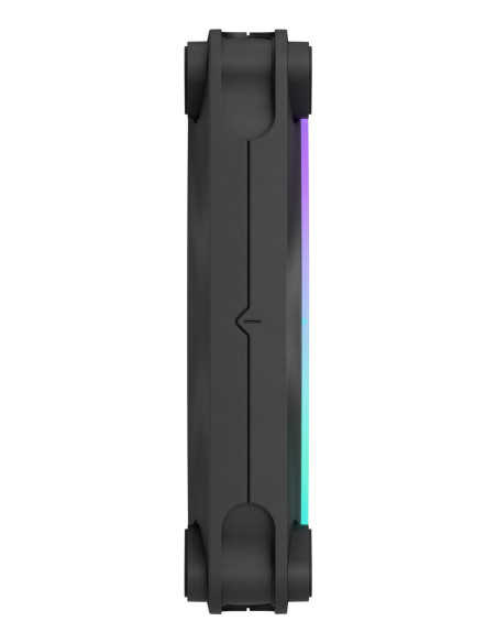Fractal Design Momentum 12 RGB Carcasa del ordenador Ventilador 12 cm Negro 3 pieza(s)