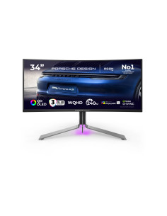 AOC Porsche PD34 pantalla para PC 86,4 cm (34") 3440 x 1440 Pixeles Wide Quad HD QD-OLED Negro