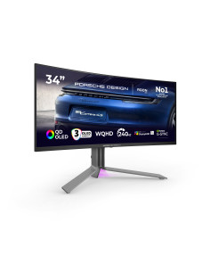 AOC Porsche PD34 pantalla para PC 86,4 cm (34") 3440 x 1440 Pixeles Wide Quad HD QD-OLED Negro 2