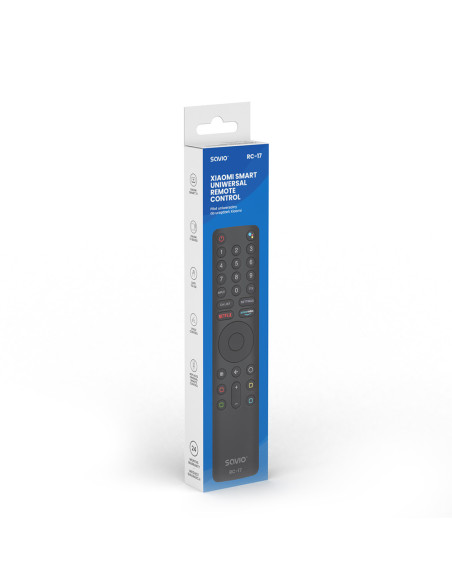 Savio SAVPILOTRC17 XIAOMI mando a distancia IR Bluetooth TV Botones