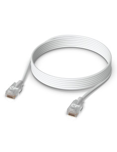 Ubiquiti UACC-Cable-Patch-EL-3M-W cable de red Translúcido, Blanco Cat6 2
