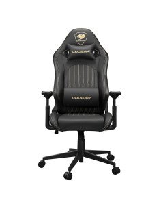 COUGAR CGR-EXP-ROB Silla para videojuegos de PC Asiento acolchado tapizado Negro, Oro