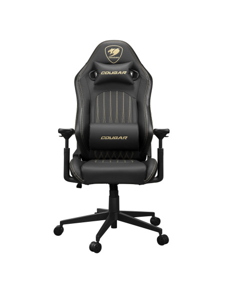 COUGAR CGR-EXP-ROB Silla para videojuegos de PC Asiento acolchado tapizado Negro, Oro