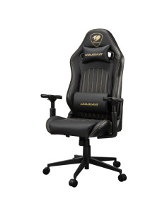 COUGAR CGR-EXP-ROB Silla para videojuegos de PC Asiento acolchado tapizado Negro, Oro 2