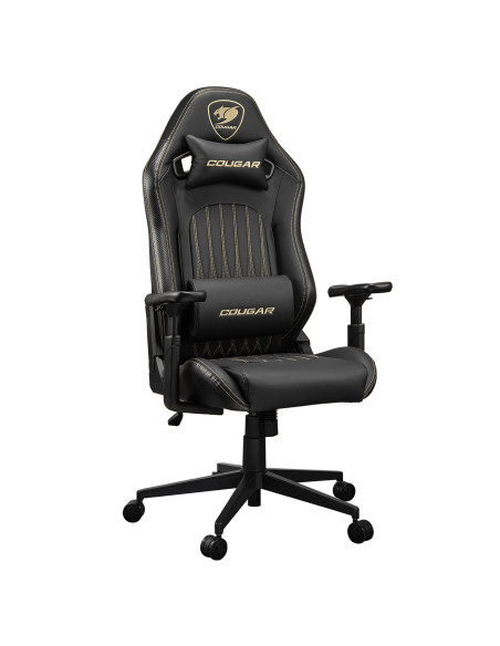 COUGAR CGR-EXP-ROB Silla para videojuegos de PC Asiento acolchado tapizado Negro, Oro