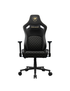 COUGAR CGR-DFF-GLB Silla para videojuegos de PC Asiento acolchado tapizado Negro, Oro