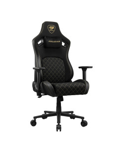 COUGAR CGR-DFF-GLB Silla para videojuegos de PC Asiento acolchado tapizado Negro, Oro 2