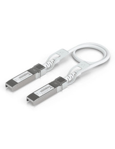 Ubiquiti UACC-Uplink-SFP28-0.3M Cable de fibra óptica e InfiniBand 0,3 m Blanco