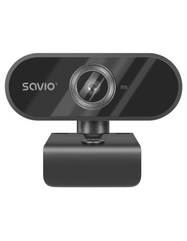 Savio CAK-04 cámara web 720 MP 1280 x 720 Pixeles USB Negro
