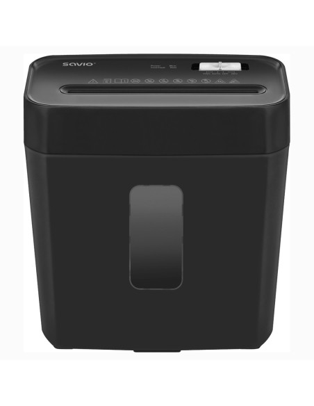 Savio ND-01 triturador de papel Corte cruzado 72 dB Negro