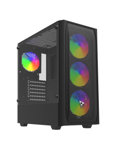 Savio Noctis Flow RGB Cubo Negro