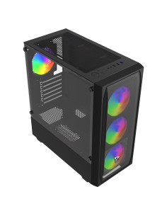 Savio Noctis Flow RGB Cubo Negro 2