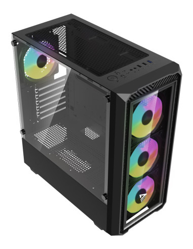 Savio Noctis Glass RGB Cubo Negro