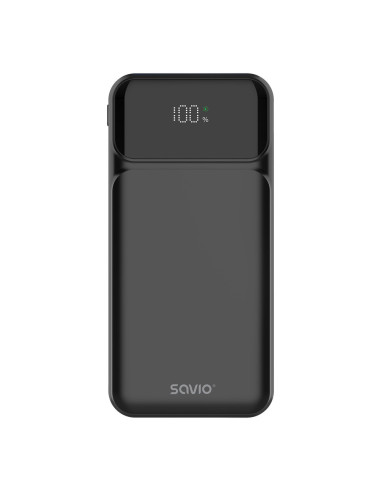Savio BA-08 batería externa Polímero de litio 1000 mAh Negro