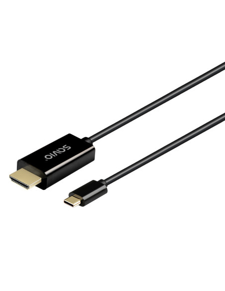 Savio CL-191 cable USB 2 m USB C Negro