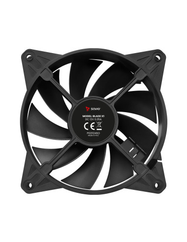 Savio BLADE sistema de refrigeración para ordenador Carcasa del ordenador Ventilador 12 cm Negro 1 pieza(s)