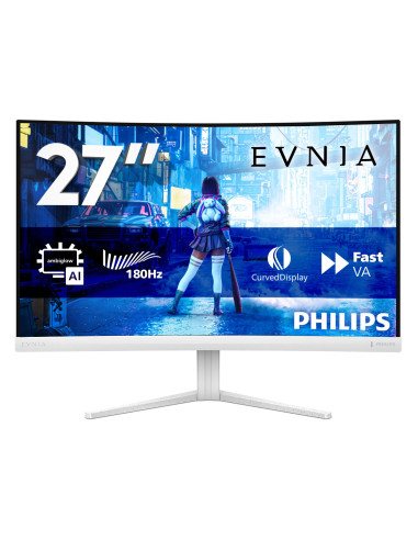 Philips Evnia 5000 27M2C5201L 00 pantalla para PC 68,6 cm (27") 1920 x 1080 Pixeles Full HD LCD Blanco