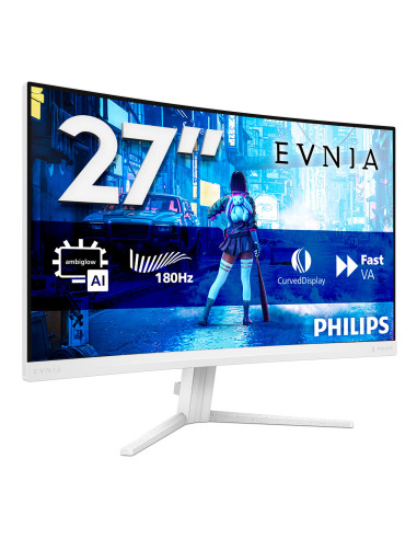 Philips Evnia 5000 27M2C5201L 00 pantalla para PC 68,6 cm (27") 1920 x 1080 Pixeles Full HD LCD Blanco
