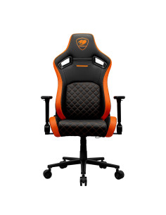 COUGAR CGR-DFL Silla para videojuegos de PC Asiento acolchado tapizado Negro, Naranja 2