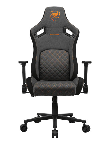 COUGAR CGR-DFF-GRB Silla para videojuegos de PC Asiento acolchado tapizado Negro, Oro