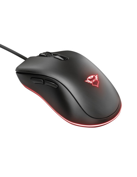 Trust GXT 930 Jacx ratón Juego mano derecha USB tipo A Óptico 6400 DPI