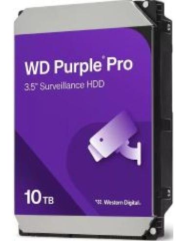 disco duro interno 3.5' purple surveillance serial ata 10tb hdd 7200rpm 6gbit/s 512mb de cache para: sistema de videovigilancia
