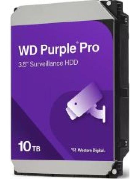 disco duro interno 3.5' purple surveillance serial ata 10tb hdd 7200rpm 6gbit/s 512mb de cache para: sistema de videovigilancia