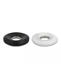 DeLOCK Enrollador de cable (Cableyoyo) con juego de anillos magnéticos 2 piezas