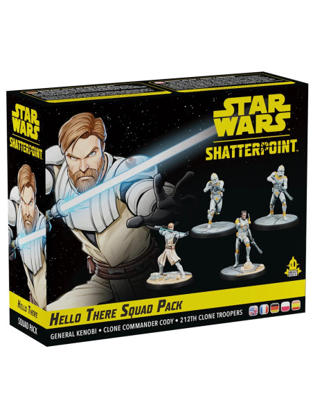 Asmodee Star Wars Shatterpoint - Hello There  General Obi-Wan Kenobi Squad Pack Figura