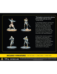 Asmodee Star Wars Shatterpoint - Hello There  General Obi-Wan Kenobi Squad Pack Figura 2