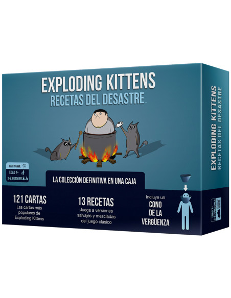 Asmodee Exploding Kittens EKIRFD01ES juego de tablero 15 min Juego De Cartas Partido