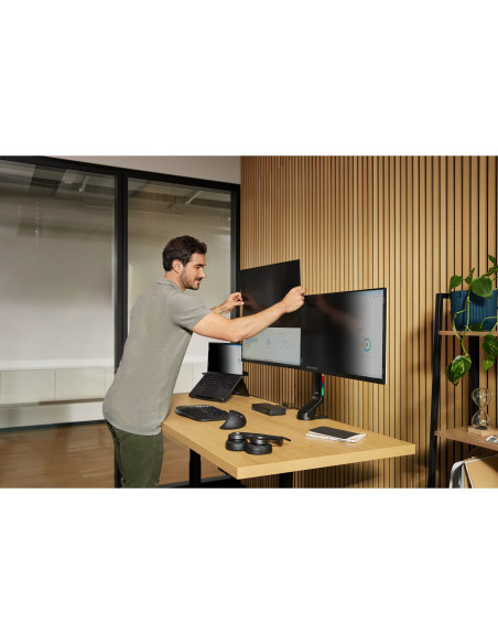 Kensington Filtro de privacidad extraíble en dos direcciones para monitores de 24" 16 9