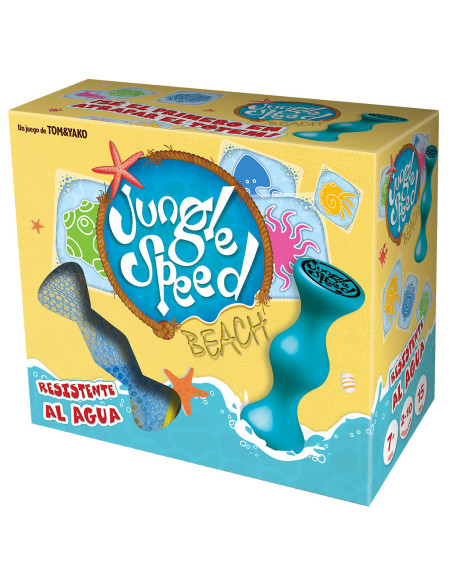 Asmodee Jungle Speed Beach Juego De Cartas Viaje aventura