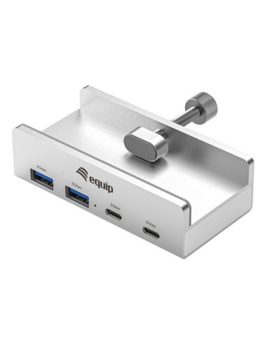 Equip 128967 hub de interfaz USB 3.2 Gen 1 (3.1 Gen 1) Type-A 5000 Mbit s Aluminio
