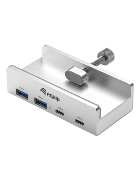 Equip 128967 hub de interfaz USB 3.2 Gen 1 (3.1 Gen 1) Type-A 5000 Mbit s Aluminio